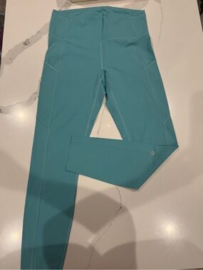 lululemon athletica Light Teal Green High-Rise Leggings